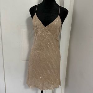 Zara sequin dress